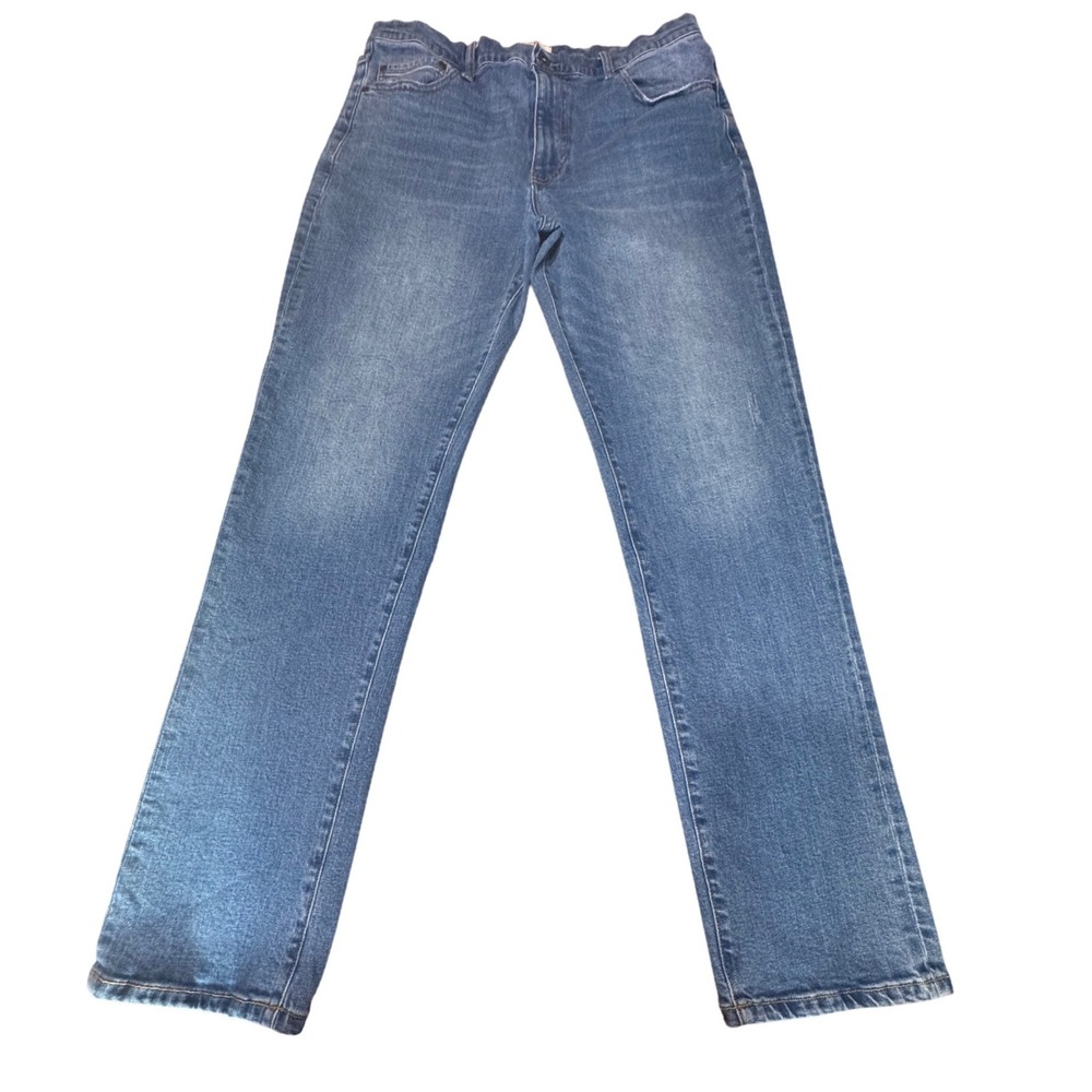 Mutual Weave Jeans Mens 36x34 Straight Leg Denim Blue Casual Old Money Classic
